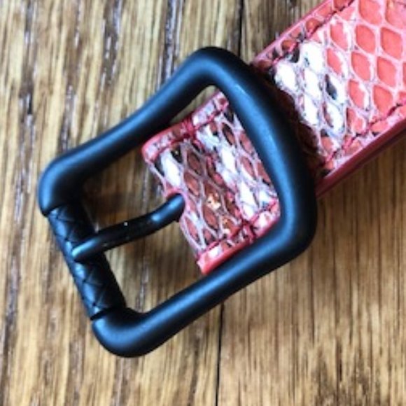 Vintage leather and hair on hide Streets Ahead brass buckle / jewels EUC Vintage leather and hair on hide Streets Ahead brass buckle  main image 2